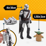 Star Wars Epic Hero Series N-1 Starfighter of the Mandalorian, figuras de acción grandes y accesorios emocionantes para maniobras emocionantes, figuras de acción de regalo emocionantes Naty Shop