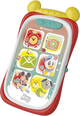 Clementoni 17711 Disney Baby Baby Mickey Smartphone, Móvil Infantil con Efectos de Luz y Sonido, Juguete Interactivo para Niños de 9 a 36 Meses, M, Multicolor Bebe Toys Naty Shop Default Title