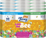 Amo la abeja | Papel higiénico de 3 capas | 48 rollos | 167 servicios en marcha | Certificado fsc | Electricidad 100% renovable | Envases reciclables fabricados con plástico reciclado.
