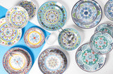 Vajilla de porcelana de 18 piezas, 6 juegos de platos diferentes, Andalucía