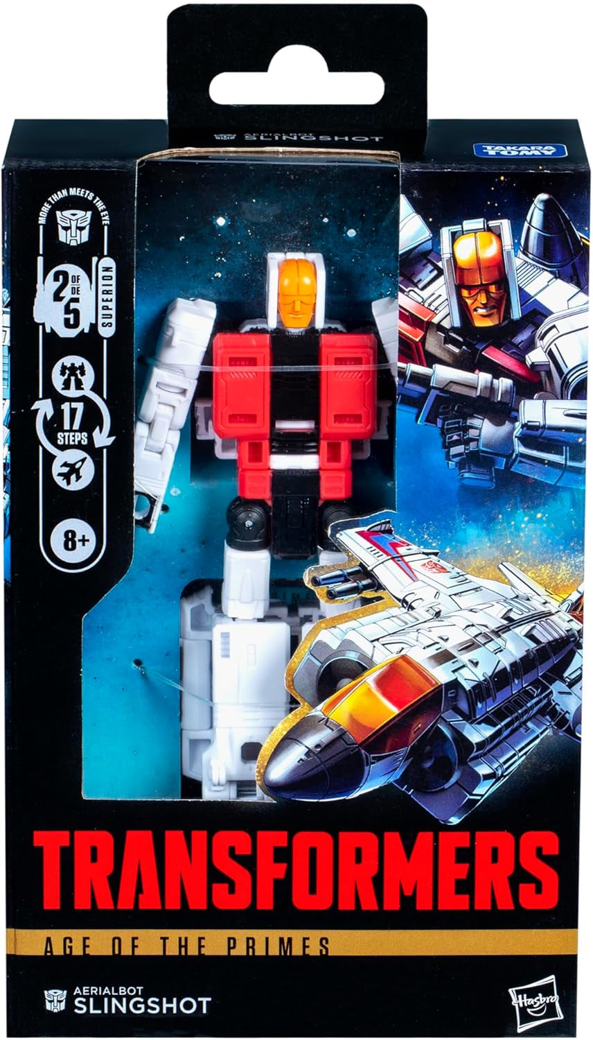 Figura de acción Transformers Age of the Primes Deluxe-Class Aerialbot Slingshot Figuras de acción Naty Shop
