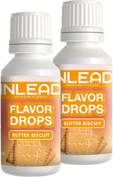 - gotas de sabor | Saborizante para Edulcorantes Sin Azúcar y Sin Calorías Naty Shop 2X 30Ml Galleta De Mantequilla - Butterkeks