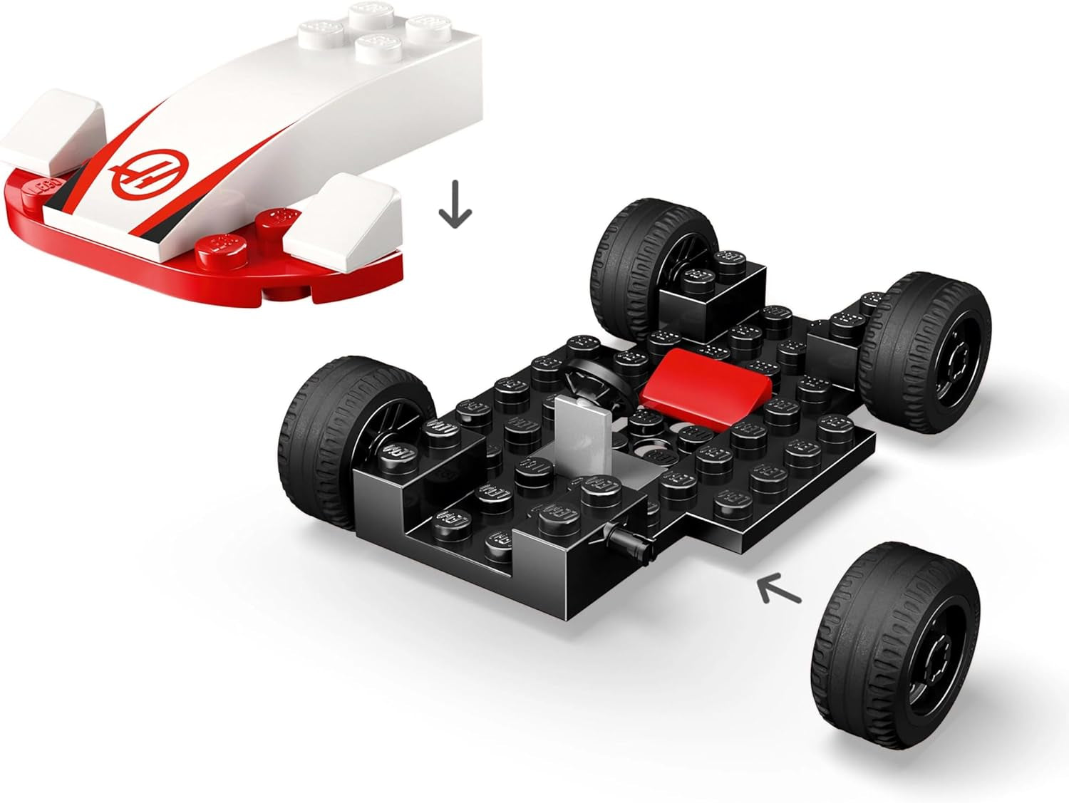 LEGO City Coches de carreras F1 Williams Racing y Haas F1 - Juguete de Fórmula 1 con coches para construir y 2 minifiguras de pilotos de carreras - Pequeñas ideas de regalos para niños y niñas a partir de 4 años 60464 Juegos de construcción Beuche den LEGO-Store