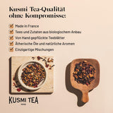 Té Kusmi - Paquete de 2 - Té verde jazmín - Mezcla de té verde jazmín orgánico - Té verde 100% orgánico - Se puede consumir frío o caliente - 2X20 bolsitas de té