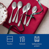 Villeroy & Boch - Toy'S Delight juego de cucharas de café 6 piezas Silver Platinum, apto para lavavajillas Cocina Naty Shop