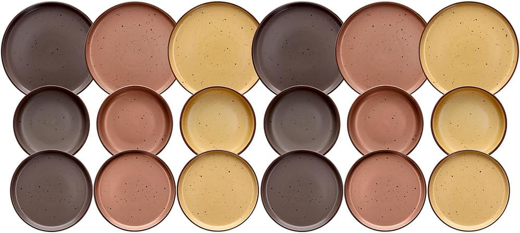 Brujas, vajilla para 6 personas, 18 piezas, cerámica, multicolor