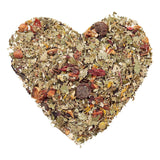 Teeverliebt Té de hierbas de montaña, té de hierbas suelto con hojas de mora, mezcla de té orgánico, 1 kg
