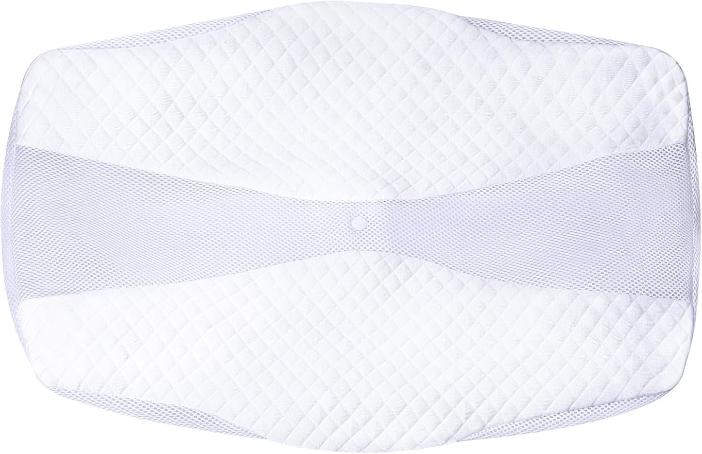 SAHEYER Almohada ortopédica Almohada para el cuello Almohada para la cabeza Almohada ergonómica para el cuello Almohada para dormir de lado 60 X 40 X 13/11 cm Almohada de espuma viscoelástica para dormir de lado Espalda Estómago Almohadas ortopédicas cervicales Naty Shop Funda de almohada Blanco