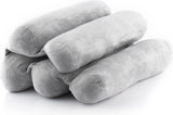 Almohada tubular ergonómica multifuncional de 5 módulos Innovagoods®, plegable, resistente y duradera, diseño en terciopelo, material algodón/Pp, ideal para oficina, hogar, teletrabajo, coche. Naty Shop almohadas estándar Título predeterminado