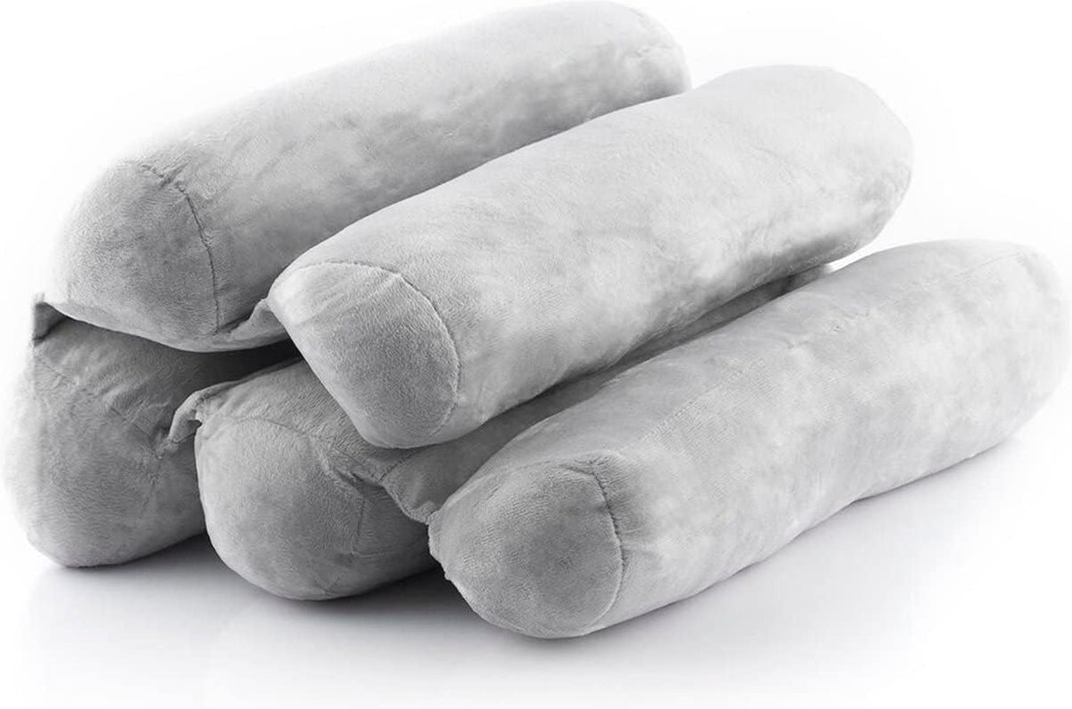 Almohada tubular ergonómica multifuncional de 5 módulos Innovagoods®, plegable, resistente y duradera, diseño en terciopelo, material algodón/Pp, ideal para oficina, hogar, teletrabajo, coche. Naty Shop almohadas estándar Título predeterminado