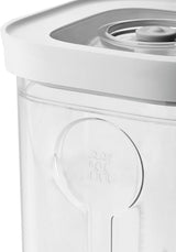 ZWILLING FRESH & SAVE CUBE Box, Tamaño 2M, Caja de Almacenamiento Modular y Apilable, Almacenamiento Hermético y Vaciable, Apto para Lavavajillas, Cajas de Almacenamiento de Alimentos Transparentes Naty Shop