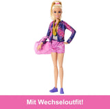 Juego divertido de gimnasia Barbie con barra de equilibrio y más de 10 piezas temáticas para historias ganadoras, HRG52