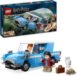 LEGO Harry Potter Ford Volador Inglaterra Coche de juguete de construcción para niños Regalo para niños, niñas y todos los fanáticos a partir de 7 años Juego de 2 minifiguras que incluye el juego de rol de Ron Weasley 76424 Juegos de construcción Besuche den LEGO-Store Default Title