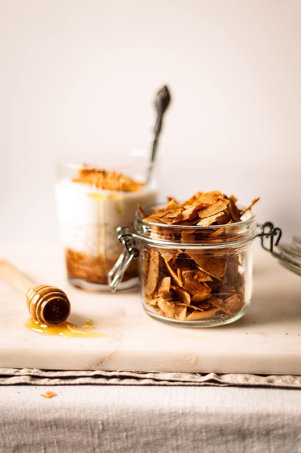 Biojoy chips de coco seco ecológico (1 kg), sin azúcar y sin freír Productos deshidratados Naty Shop