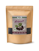 Biojoy frutos de aronia ecológicos (1 kg), secos y enteros (Aronia melanocarpa) Productos deshidratados Naty Shop 1 kg (1 paquete)