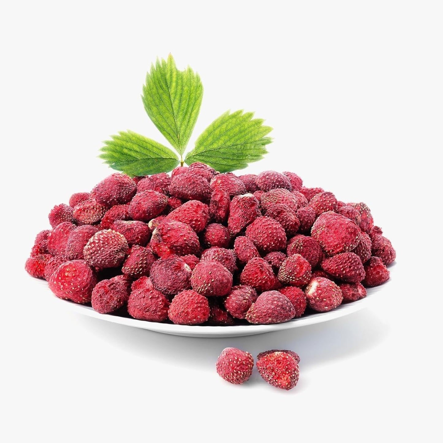 biolla food fresas enteras secas, 0,5 kg, 100% natural. Meriendas saludables para niños. Ideal para batidos, muesli de avena, té y gachas. Larga vida útil. VEGANO, SIN GLUTEN, COMIDA CRUDA Naty Shop Productos Deshidratados Título predeterminado