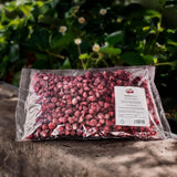biolla food fresas enteras secas, 0,5 kg, 100% natural. Meriendas saludables para niños. Ideal para batidos, muesli de avena, té y gachas. Larga vida útil. VEGANO, SIN GLUTEN, COMIDA CRUDA Naty Shop Productos Deshidratados