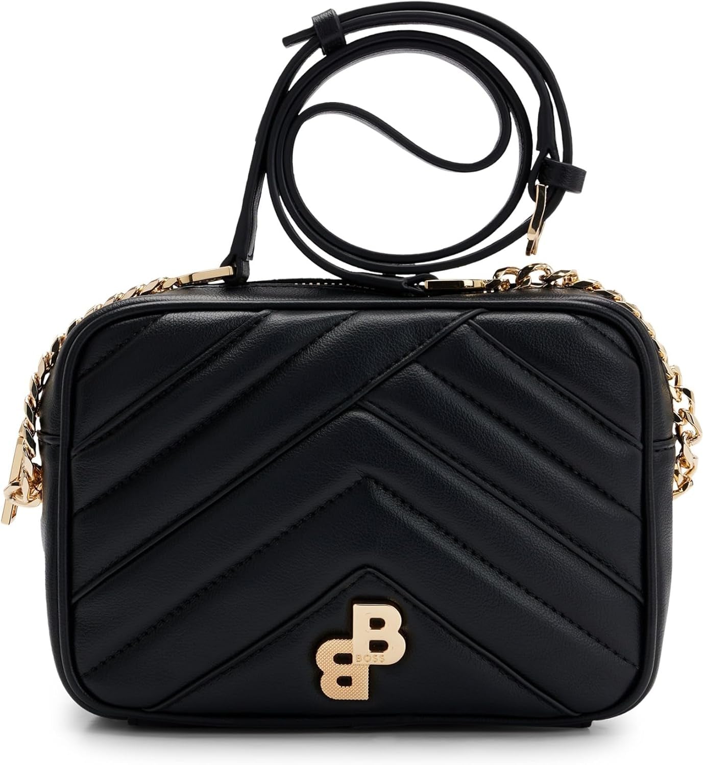BOSS Evelyn Zip Crossb.n. Naty Shop Bolsos bandolera de mujer Black1