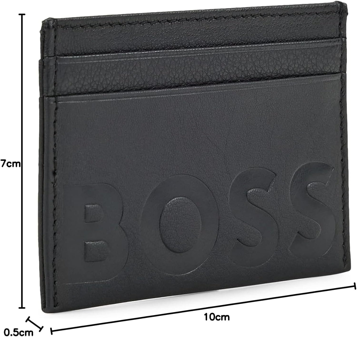 BOSS Hugo Big Bb_s Tarjetero para Hombre, Black1, ONESI EU Carteras para Hombre Naty Shop