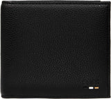 BOSS Cartera para hombre Monedero Ray Trifold Wallet Cartera para hombre Naty Shop Black1