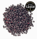 BRIX Arándanos liofilizados | Arándanos naturales, secos 95 g | Premio al Gran Sabor para los arándanos secos | Sin OGM, Sin Gluten, Vegano, Vitaminas Retenidas Naty Shop Productos Deshidratados