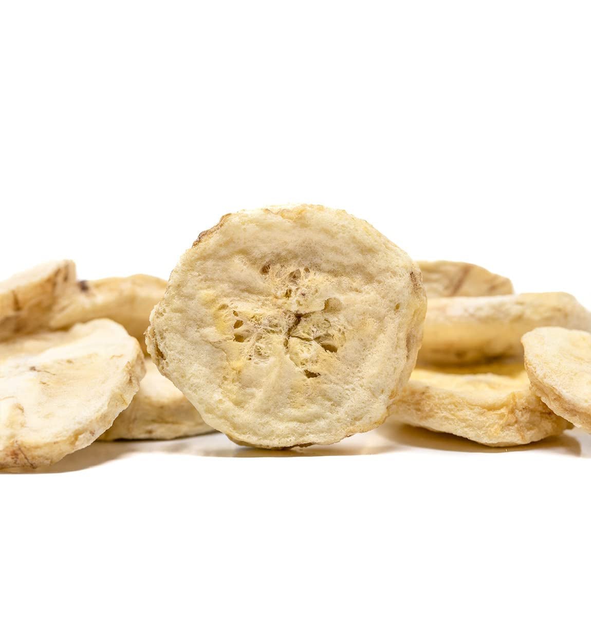 Plátanos liofilizados BRIX | Plátanos naturales, secos 140 g | Premio Gran Sabor para frutos secos secos | Sin OGM, Sin Gluten, Vegano, Vitaminas En Conserva Naty Shop Productos Deshidratados