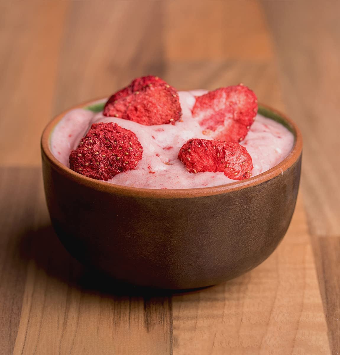 Fresas liofilizadas BRIX | Fresas naturales 75 g | Premio Gran Sabor para frutas secas y liofilizadas | Sin OGM, Sin Gluten, Vegano, Vitaminas Retenidas Naty Shop Productos Deshidratados