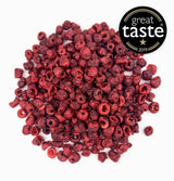 BRIX Cerezas amargas liofilizadas | Cerezas secas naturales 105g | Premio al Gran Sabor Frutos Secos, Cerezas Amargas Secas | Sin OGM Sin Gluten Vegano Las vitaminas se conservan Naty Shop Productos Deshidratados