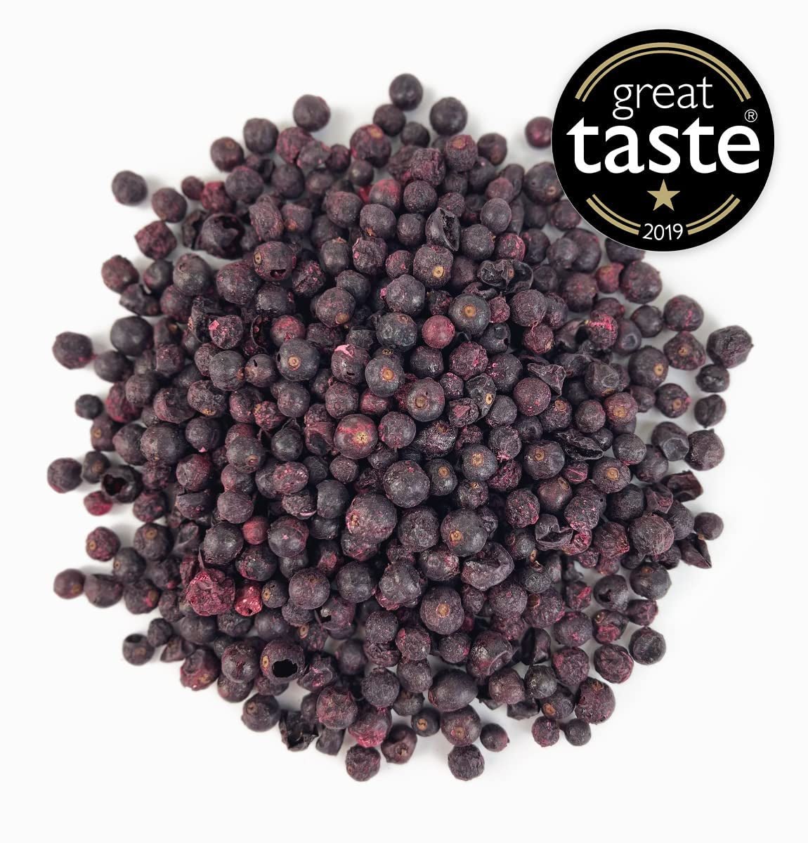 BRIX Grosellas negras secas | Grosellas negras secas 105 g | Premio Great Taste, grosellas negras secas | Sin OGM, Sin Gluten, Vegano, Vitaminas Retenidas Naty Shop Productos Deshidratados