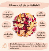 Brix Fruta Liofilizada Los Cuatro Fantásticos (80g) - Precio buen sabor, snack delicioso y saludable, seco crujiente, rico en vitaminas Naty Shop productos deshidratados