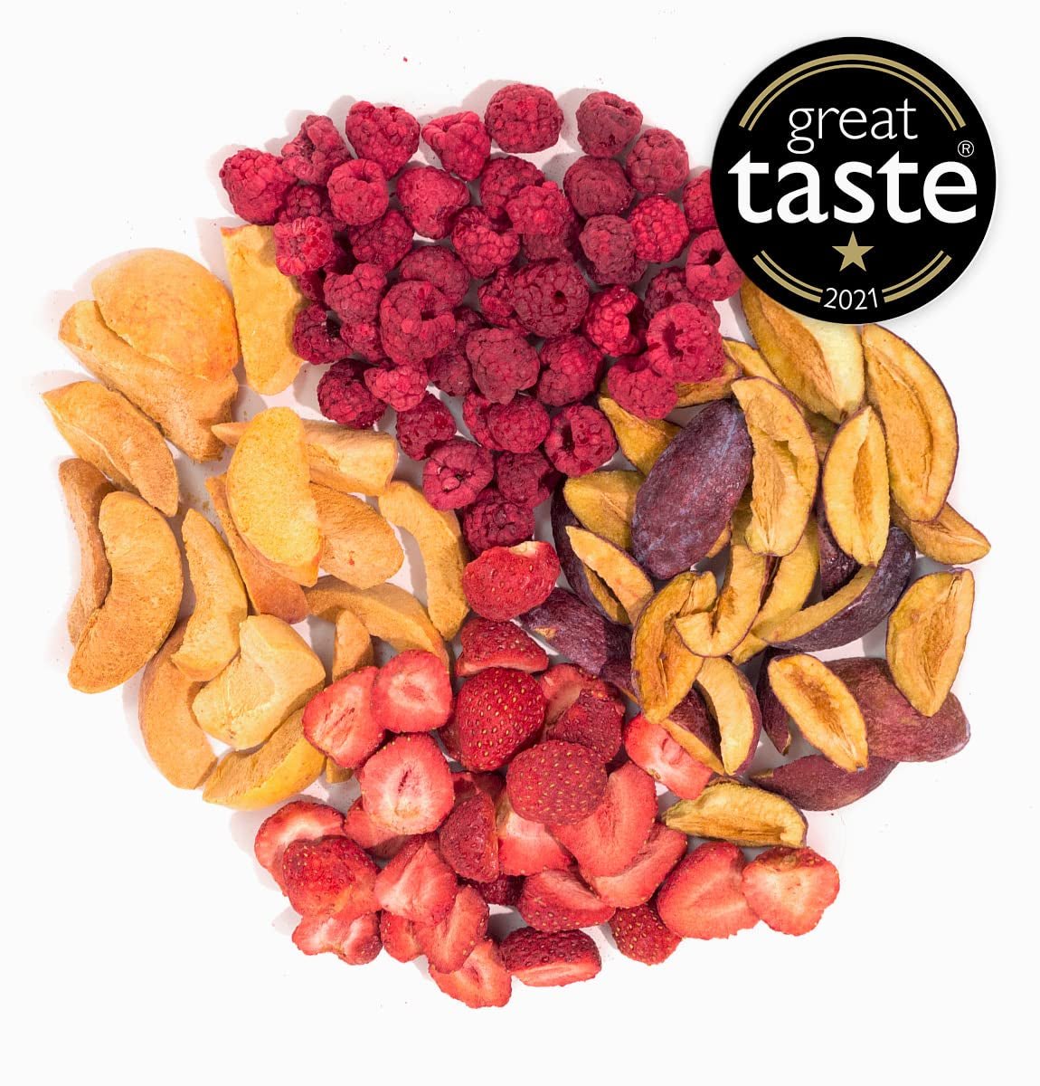 Brix Fruta Liofilizada Los Cuatro Fantásticos (80g) - Precio buen sabor, snack delicioso y saludable, seco crujiente, rico en vitaminas Naty Shop productos deshidratados