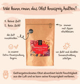 Brix Fruta Liofilizada Los Cuatro Fantásticos (80g) - Precio buen sabor, snack delicioso y saludable, seco crujiente, rico en vitaminas Naty Shop productos deshidratados
