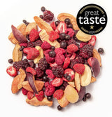 BRIX frutas liofilizadas | Mezcla natural de frutos secos 115g | Premio Gran Sabor a los Frutos Secos | Sin OGM, Sin Gluten, Vegano, Vitaminas Retenidas Naty Shop Productos Deshidratados