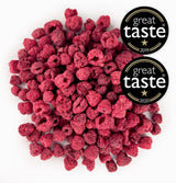 Frambuesas secas BRIX | Frambuesa natural liofilizada 85 g | Premio Gran Sabor a los Frutos Secos | Sin OGM, Sin Gluten, Vegano, Vitaminas En Conserva Naty Shop Productos Deshidratados