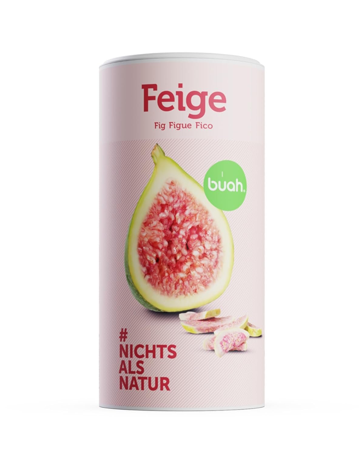 BUAH® Higos liofilizados | Chips de higos Como snack, para muesli y postres | Sustituto ideal de los dulces | Vegano y sin azúcares añadidos | 220g Naty Shop productos deshidratados 220G (1 pack)
