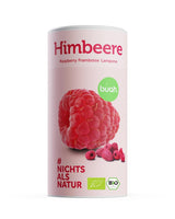 BUAH® Frambuesa liofilizada ecológica | chips de frambuesa como snack, para muesli y postres | sustituto ideal de los dulces | vegano y sin azúcares añadidos | 120g Naty Shop productos deshidratados 120G
