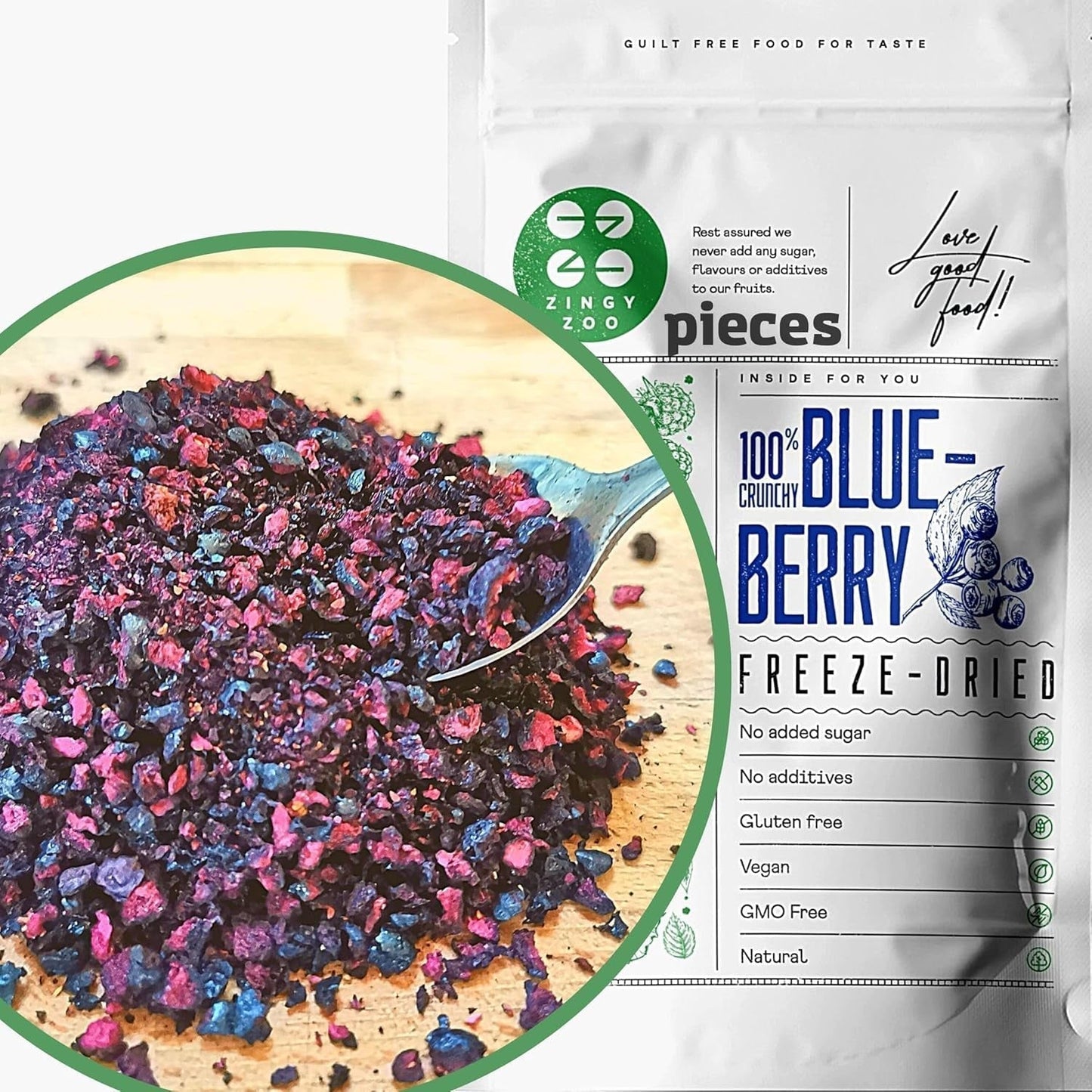 Trozos de arándanos secos | 100% arándanos silvestres liofilizados Vaccinium Myrtillus | Arándano silvestre en polvo Arándano en polvo de fruta liofilizado Arándanos secos liofilizados Productos deshidratados Tienda Naty Título predeterminado