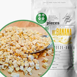 Trozos de plátano liofilizados | Plátanos secos sin azúcar | Plátanos liofilizados Plátanos con frutos secos | Plátanos frescos liofilizados | Frutas Liofilizadas Plátano Trozos Productos Deshidratados Tienda Naty Título Predeterminado