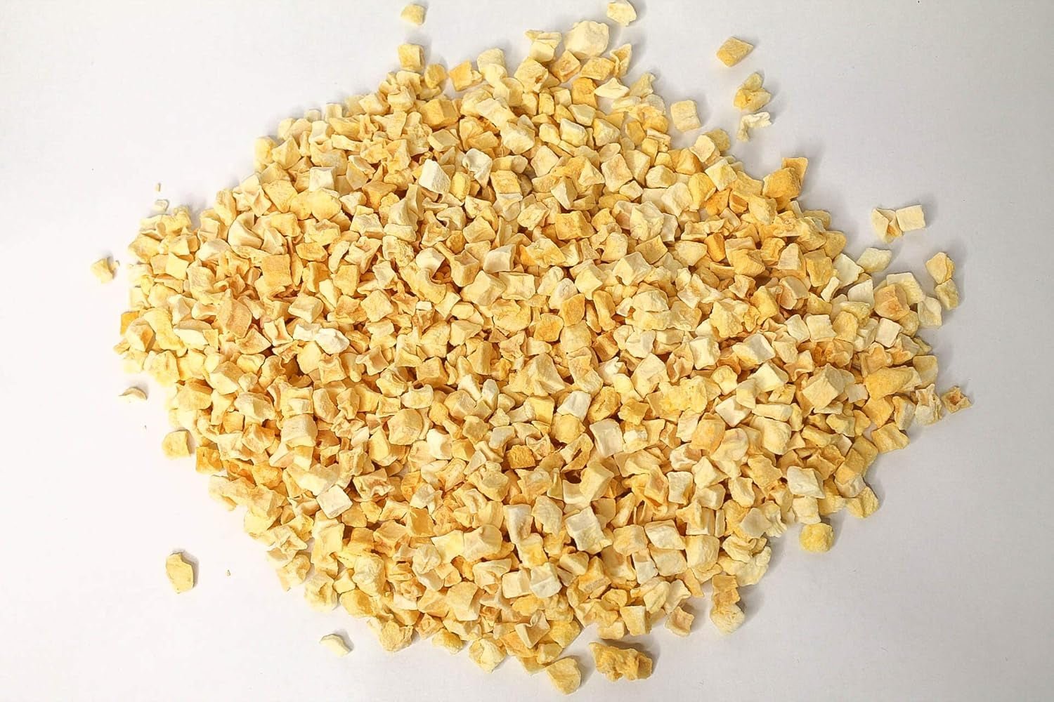 Mango liofilizado trozos 100g - Fruta liofilizada - Fruta seca liofilizada - Mango seco - Perfecto para snacks, repostería, muesli, batidos y postres Productos deshidratados Naty Shop