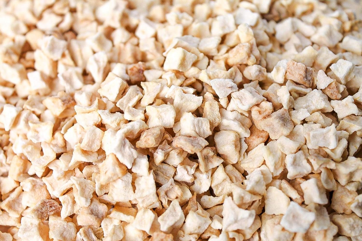 Manzana liofilizada trozos 100g - Frutas liofilizadas - Frutas secas liofilizadas - Manzanas secas - Perfecta para repostería, decoración de tartas, snacks, muesli y postres Productos deshidratados Naty Shop