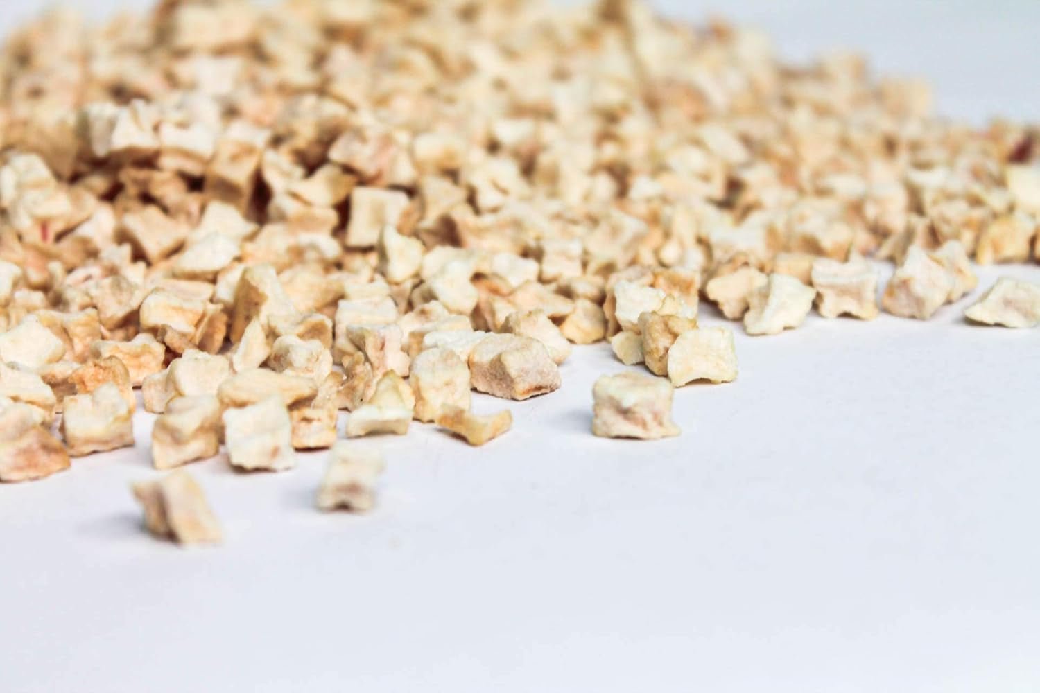 Manzana liofilizada trozos 100g - Frutas liofilizadas - Frutas secas liofilizadas - Manzanas secas - Perfecta para repostería, decoración de tartas, snacks, muesli y postres Productos deshidratados Naty Shop