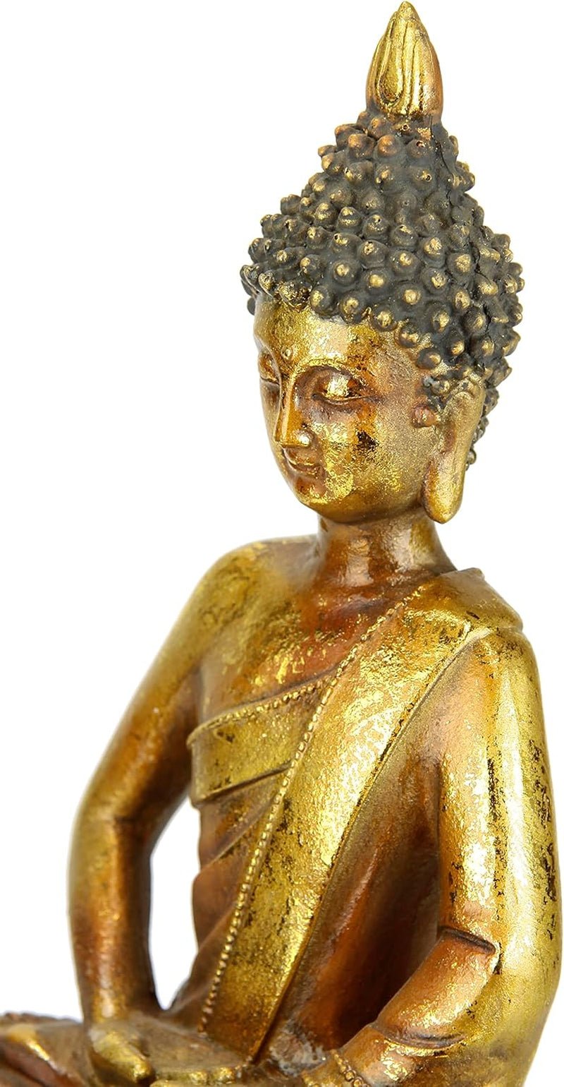 Figura de Buda meditar sentado estatua figuras escultura busto estatua ornamento Figura de Buda Decoración Feng Shui jardín terraza balcón decoración Estatua de Buda accesorio para el hogar Escultura de Buda Figura de jardín Estatuillas y esculturas Naty Shop