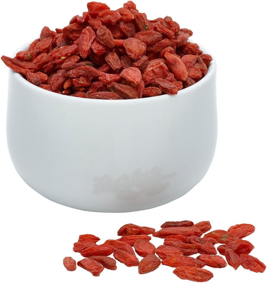Bayas de Goji secas a granel, 500 g, el envase puede variar Naty Shop productos deshidratados
