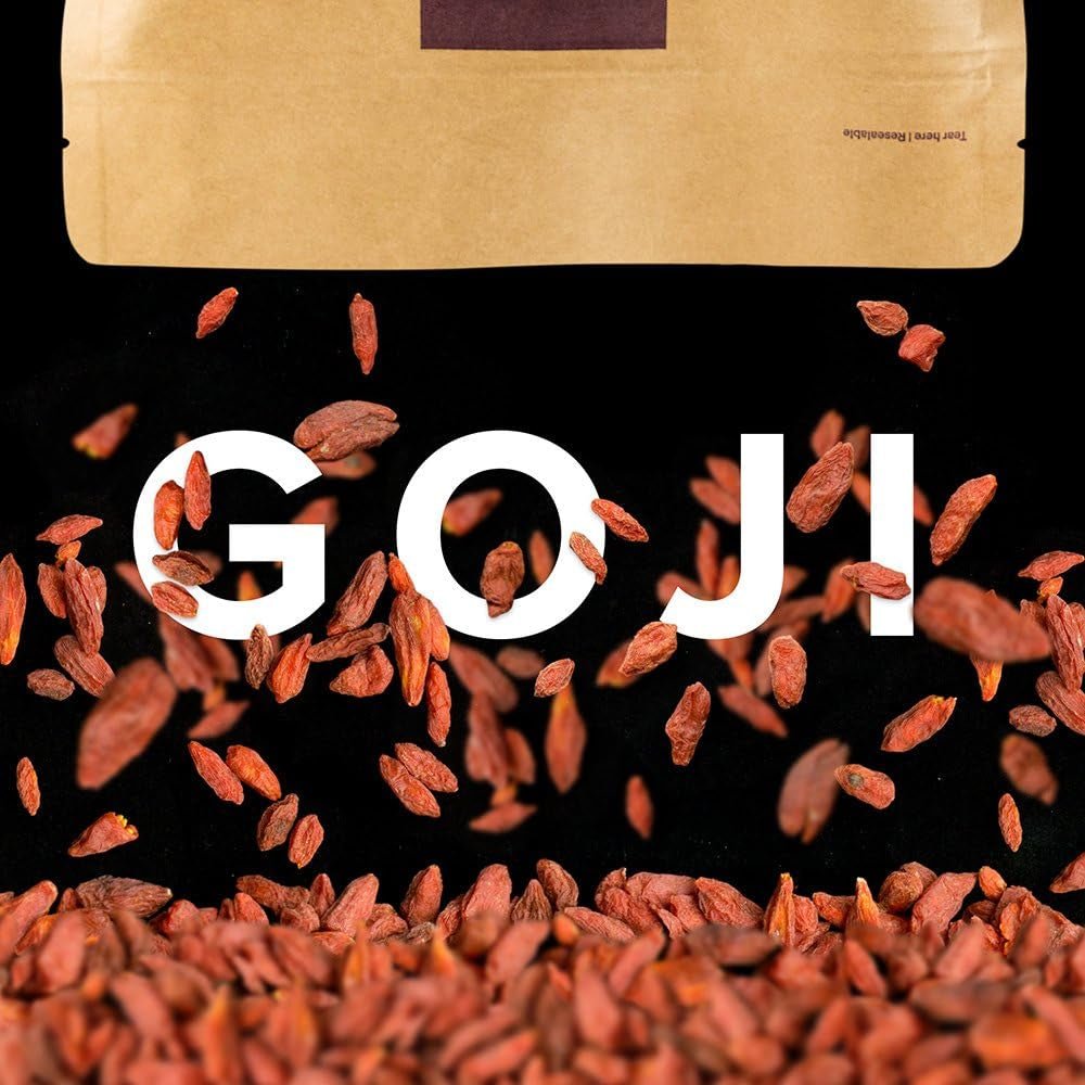 Bayas de Goji secas a granel, 500 g, el envase puede variar Naty Shop productos deshidratados