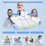 PHYSEN Almohada Ortopédica Almohada para el Cuello, Almohada de Soporte para el Cuello, Almohada de Espuma con Memoria, Almohada Ergonómica para el Dolor de Cuello Almohada para Dormir Almohada Antironquidos para Lados, Espalda y Abdomen (62*34*11 6.5CM) Almohadas Ortopédicas Cervicales Naty Shop