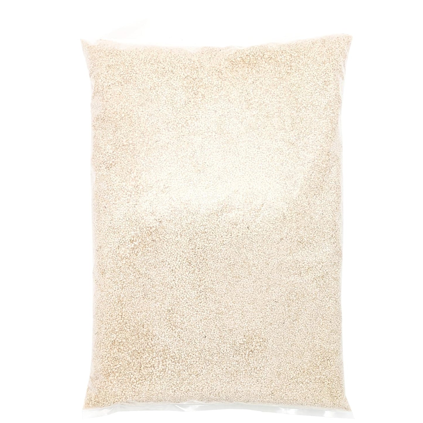 Semillas de sésamo orgánicas 3 kg, semillas oleaginosas orgánicas crudas, sésamo blanco, peladas naturalmente, sin tostar, fuente de calcio y hierro, paquete económico