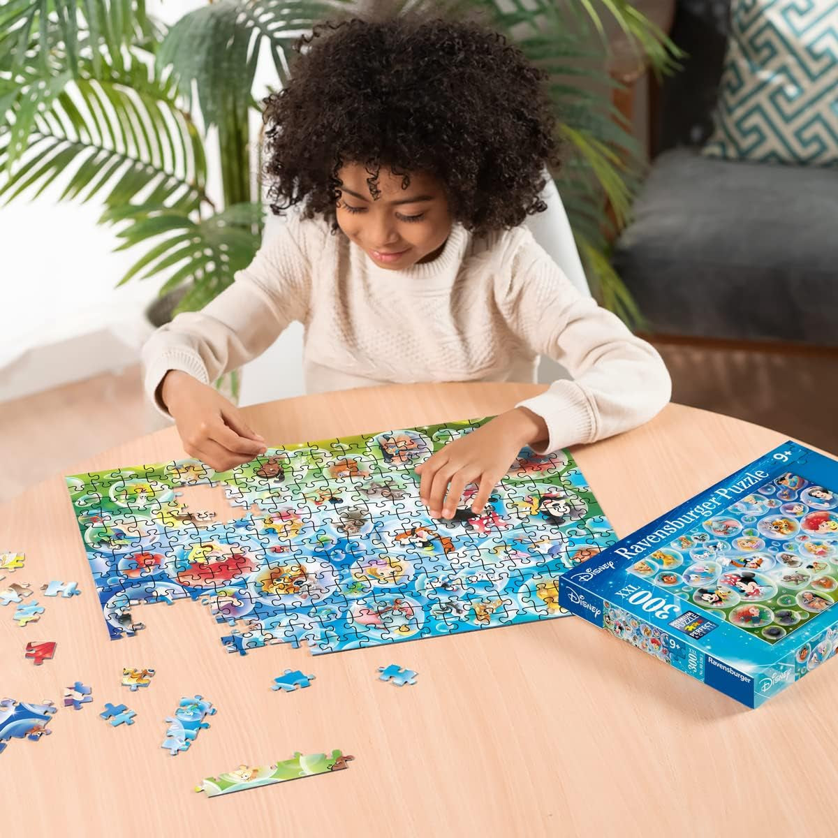 Ravensburger Puzzle 80536 - Burbujas de Jabón de Disney, puzzle de 300 piezas para fans de Disney a partir de 9 años Puzzle Naty Shop