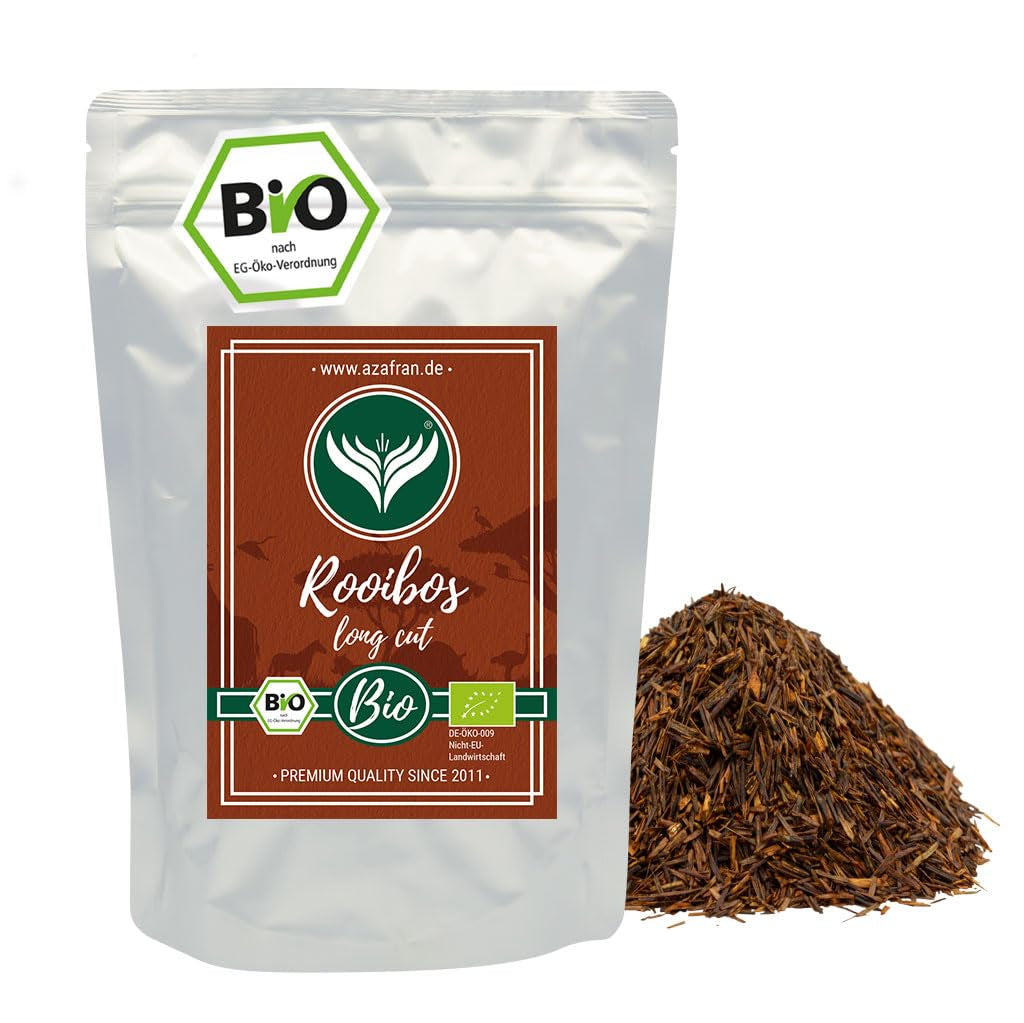 Azafran Té Rooibos BIO suelto - Té rooibos natural 500 g