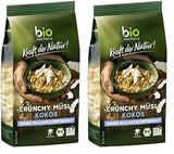 Muesli crujiente con frutos rojos Biozentrale | 375 g Muesli ecológico | Ideal para el desayuno y tu taza de muesli para llevar | Una alternativa a las barritas de muesli