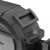Enrollador de manguera automático Güde 30-2-2 1/2 (rotación 180°, para montaje en pared, manguera de 30 m, rociador de agua, soporte de pared, retracción automática, tope de retracción, asa de transporte, 2 enchufes rápidos)